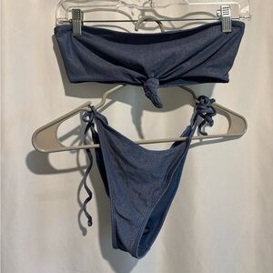 Pacsun Strapless Bikini Set